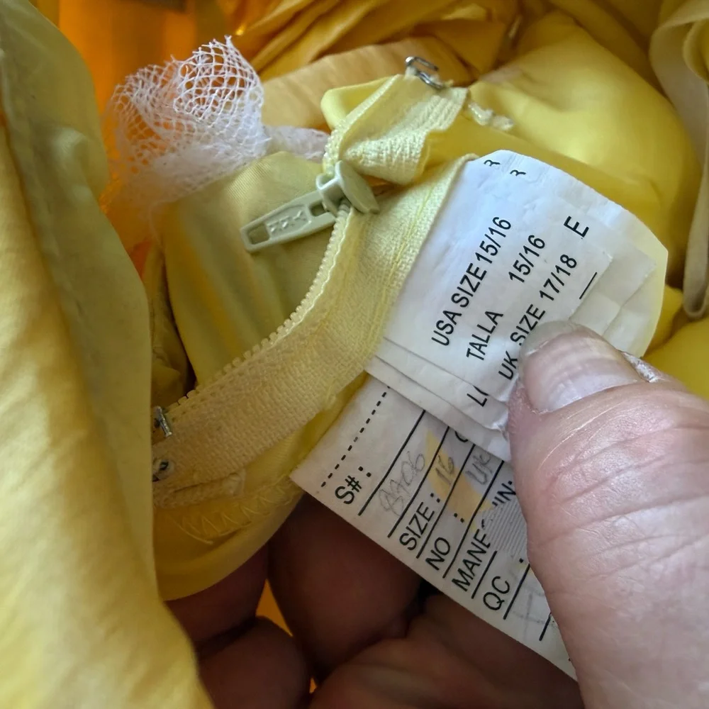 Mori Lee Vibrant Yellow Dress - Picture 14 of 15